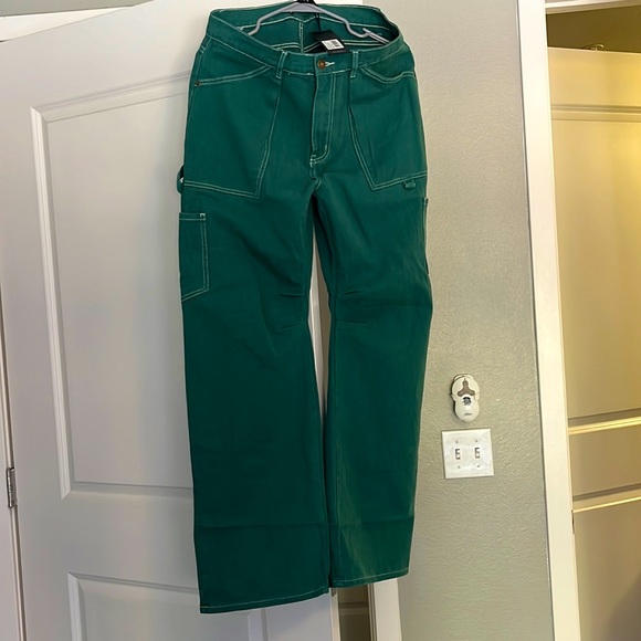 Lioness Pants - Lioness Miami Vice Pant in Forrest Green size L.